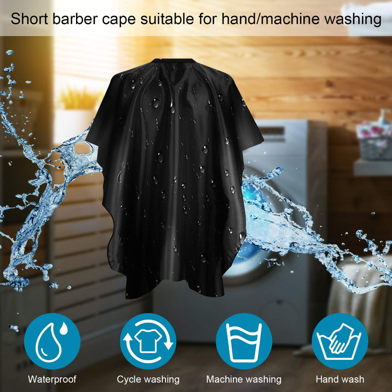 [Australia] - 12 Pieces Waterproof Hair Salon Cape Haircut Barber Cape Hairdresser Barber Cape Hair Styling Cutting Cape Hairdressing Salon Apron for Barber, Salon, Shampoo Cloth 