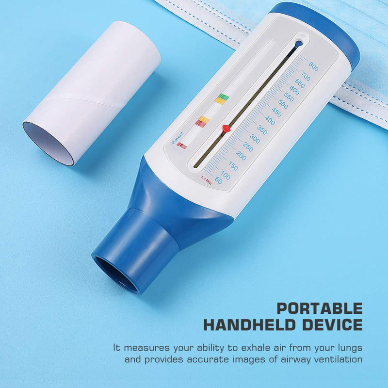 [Australia] - ULTECHNOVO Flow Meter- Lung Exerciser Standard Spirometry Flow Meter Expiratory Flow Meter Asthma Monitor for Women Men 