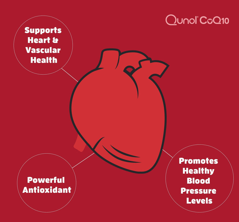 [Australia] - Qunol Mega Ubiquinol CoQ10 100mg, Superior Absorption, Patented Water and Fat Soluble Natural Supplement Form of C0Q10, Antioxidant for Heart Health, 60 Count (Pack of 1) Softgels 60 Softgels 