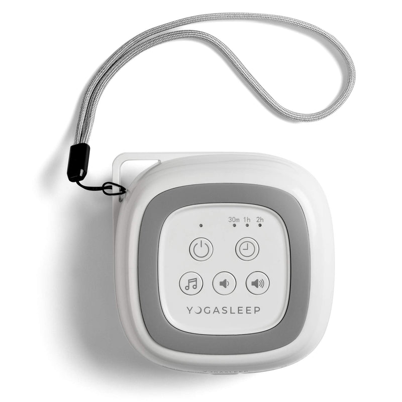 [Australia] - Yogasleep Travelcube Portable Sound Machine with Timer Sound Machine for Travel, Office Privacy, Sleep Aid for Adults & Baby Grey 