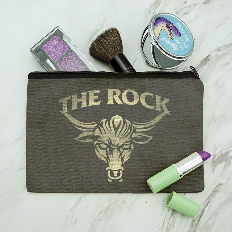 [Australia] - WWE The Rock Brahma Bull Makeup Cosmetic Bag Organizer Pouch 