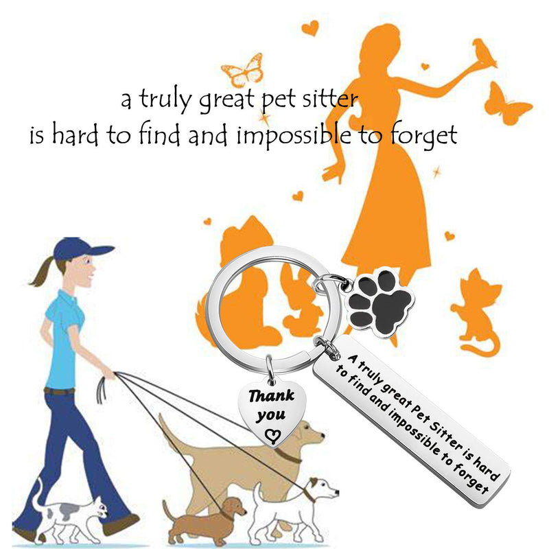 [Australia] - MAOFAED Pet Sitter Gift Dog Walker Gift Pet Sitter Appreciation Gift Pet Lover Jewelry Dog Lover Gift Dog Sitter Leaving Gift kr-Pet Sitter 