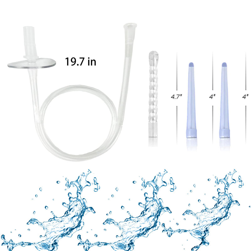 [Australia] - JZCXword Enema Bulb Kit Douche Cleaner for Men Women 9.3oz Enama Bulb 19.7in Long Silicone Hose for Colon Detox Cleanse Enemas black 