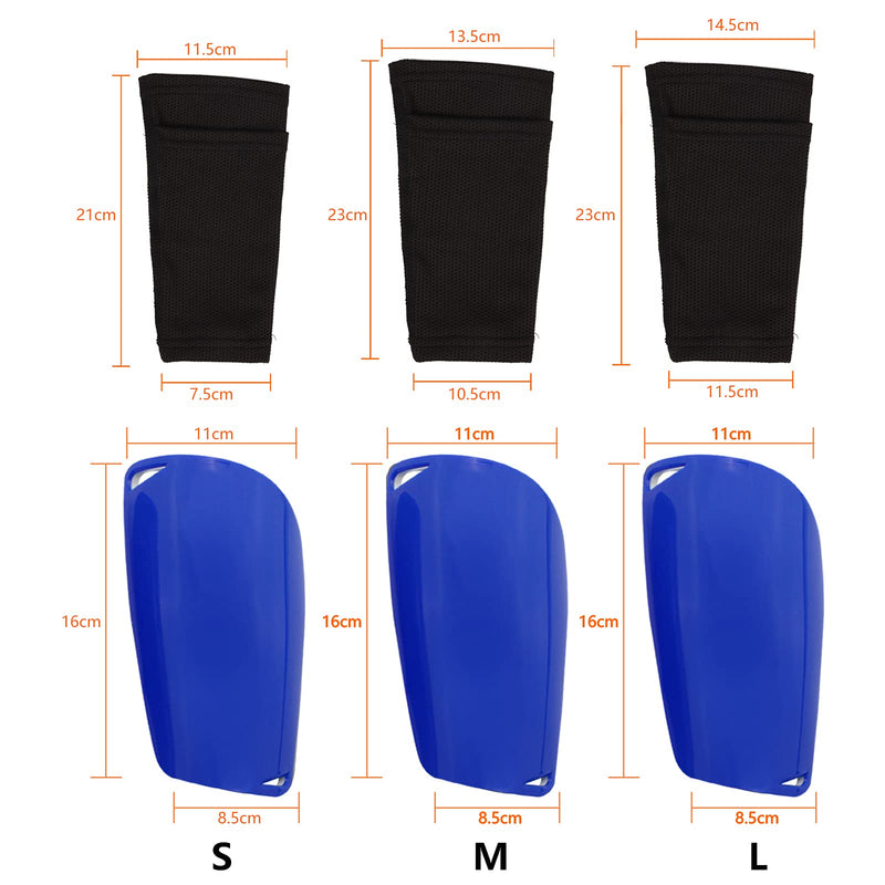 [Australia] - Soccer Shin Guards,Soccer Shin Guards for Adult Youth Kids,Shin Guards with Calf Compression Sleeve for 3-15 Years Old Boys and Girls/Men/Women,Shin Gurads and Shin Pads Sleeves for Football Games. Teens 