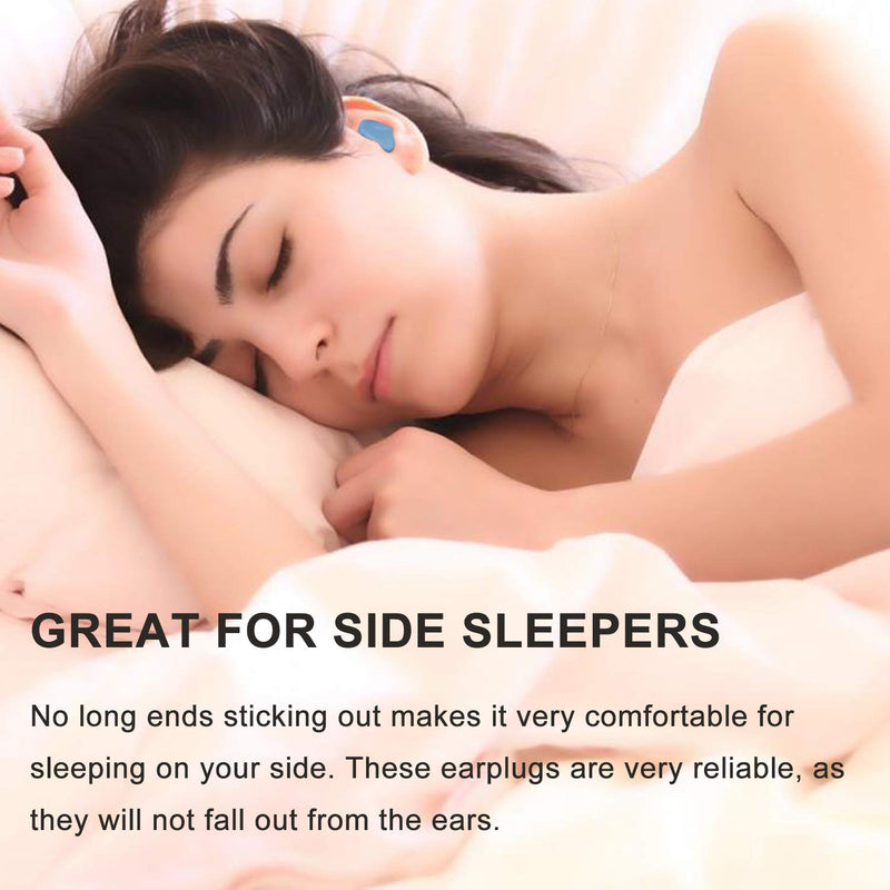 [Australia] - Ear Plugs for Sleeping, Reusable Silicone Moldable Noise Cancelling Sound Blocking Reduction Earplugs for Swimming, Snoring, Concerts, Shooting, Airplanes, Musicians, 32dB Highest NRR 