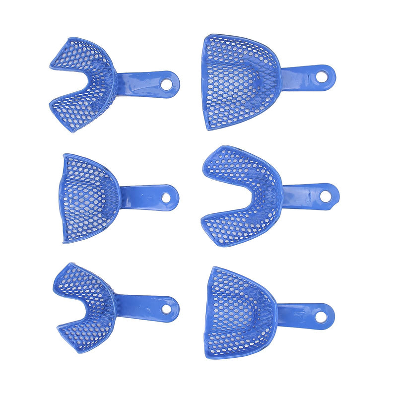 [Australia] - Dental Impression Trays Upper and Lower Reusable Trays for Dental Imprints Tooth Holder Tray Dental Dentist Tool Supply Accessories 