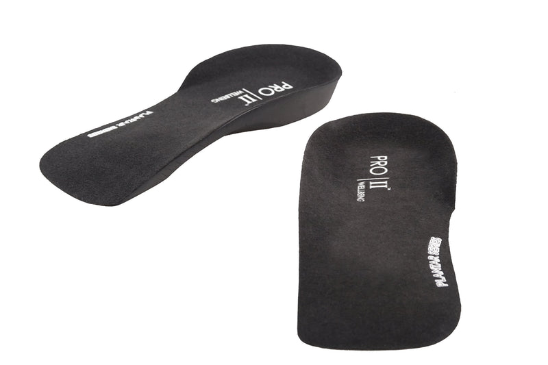[Australia] - Pro11 wellbeing Slim fit Arch Support Orthotic Insoles for The Treatment of Plantar Fasciitis 11-13 Black 