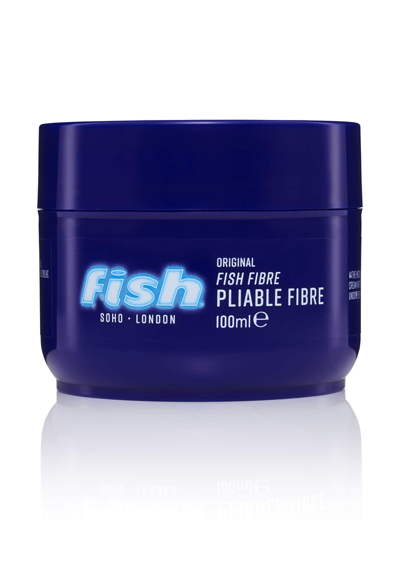 [Australia] - Fish Original Fish Fibre Pliable Fibre, For Undone Bedhead Styles, Strong Hold, Matt Finish, All Hair Types, 100ml 