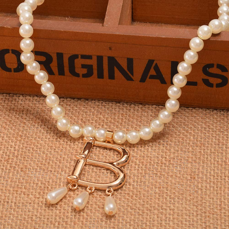 [Australia] - GRACEART Anne Boleyn Faux Pearl Necklace 