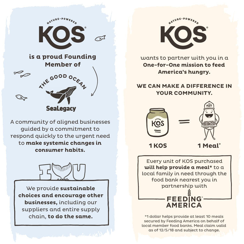 [Australia] - KOS Organic Plant Based Protein Powder, Vanilla - Delicious Vegan Protein Powder - Gluten Free, Dairy Free & Soy Free - 0.81 Pounds, 10 Servings 10 Servings (Pack of 1) 