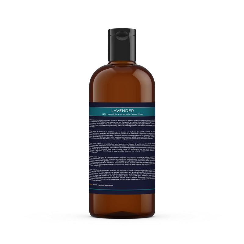[Australia] - Mystic Moments | Lavender Natural Hydrosol Floral Water 500ml | Perfect for Skin, Face, Body & Homemade Beauty Products Vegan GMO Free 