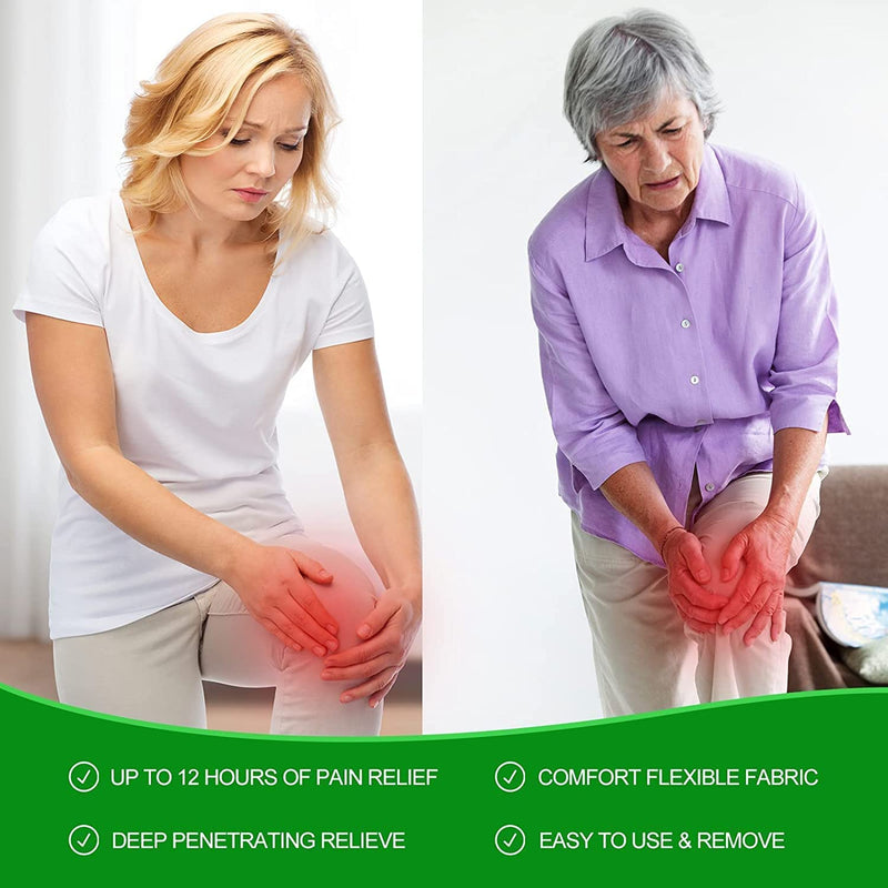 [Australia] - MQUPIN Knee Pain Relief Patch,56 Pcs Pain Relief Patches,Wormwood Pain Relief Patches for Knee, Back, Neck, Shoulder Inflammation and Muscle Soreness 56 PCS 