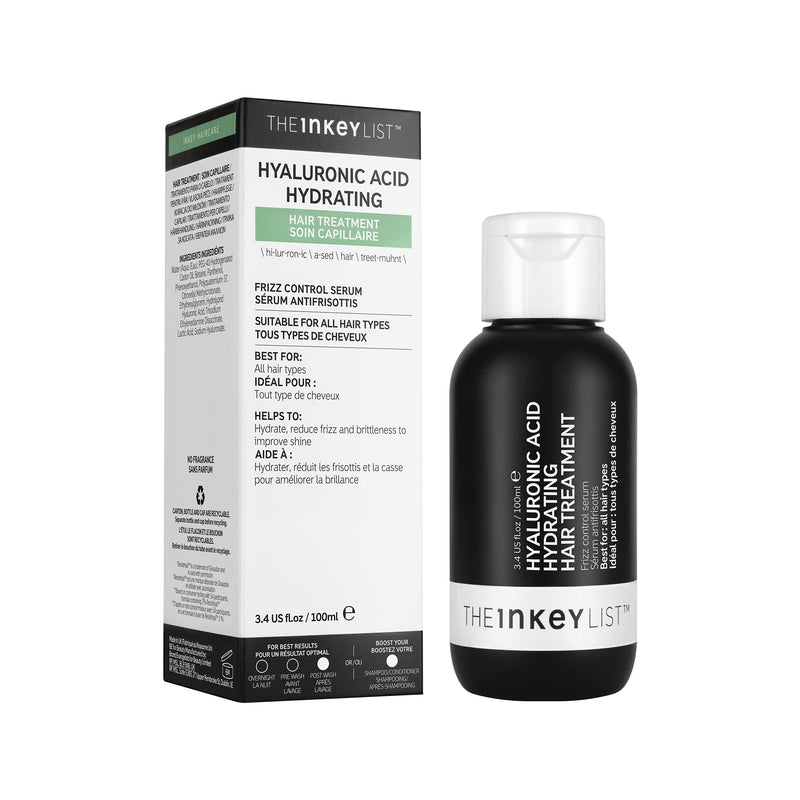 [Australia] - The INKEY List Hyaluronic Acid Hydrating Hair Treatment to Reduce Frizz and Brittleness to Improve Shine 100ml 