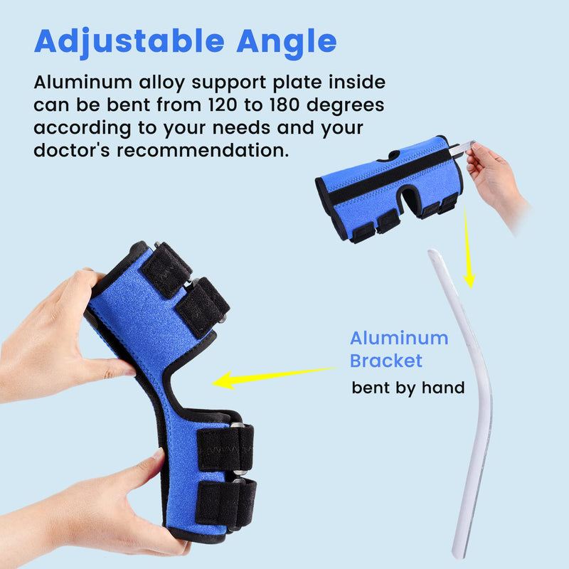 [Australia] - Elbow Brace, Night and Day Splint for Ulnar Nerve Entrapment for Left and Right, Cubital Tunnel Syndrome Physical Therapy and Recovery, Arm Immobilizer for Sleep and Work, for Woman, Man - L/XL 