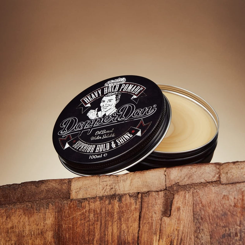 [Australia] - Dapper Dan Heavy Hold Pomade, Mens Hair Styling Product, 1 x 100 ml 100 ml (Pack of 1) 
