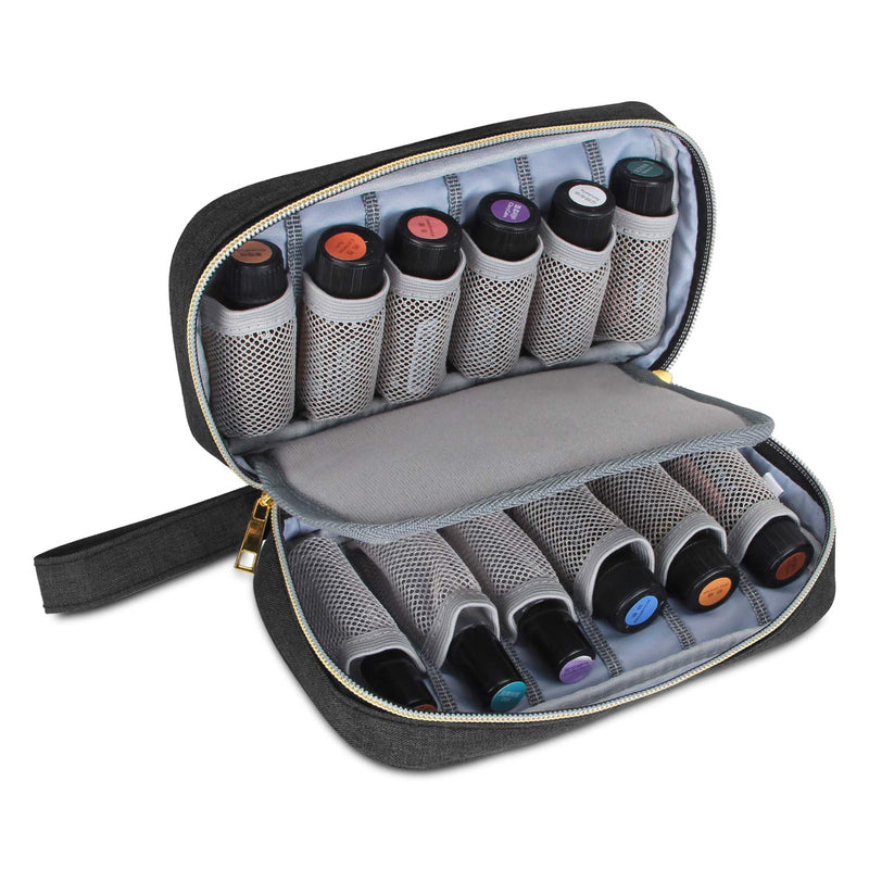 [Australia] - Luxja Essential Oil Carrying Case Black 