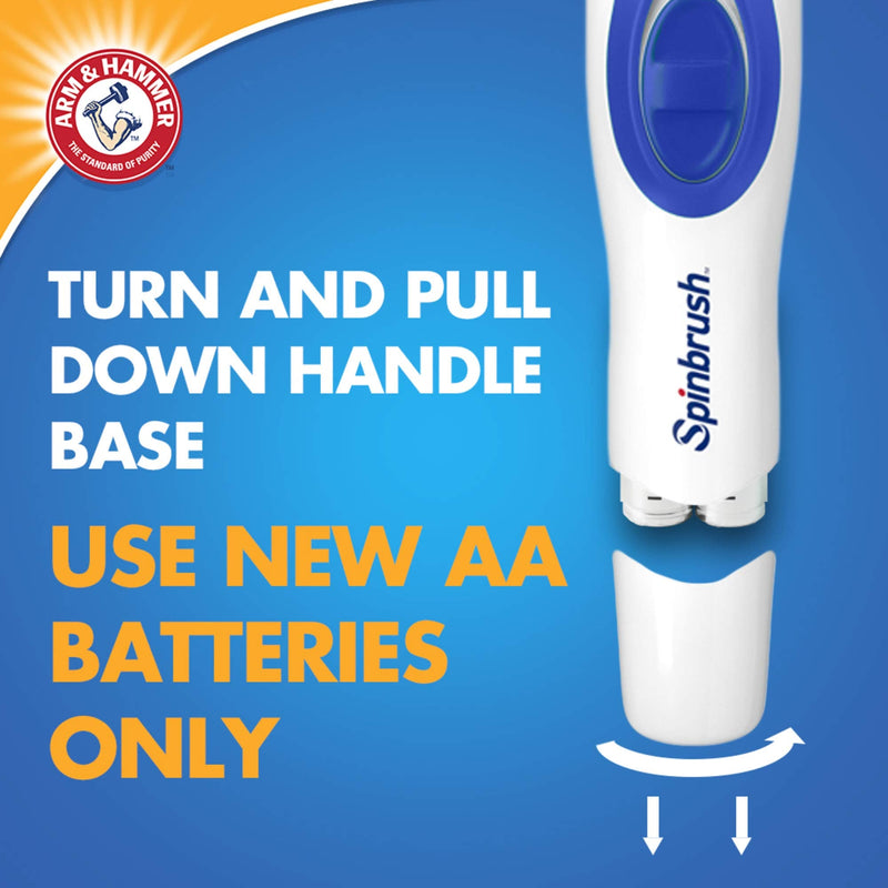 [Australia] - Arm & Hammer Spinbrush PRO+ Gum Health Powered Toothbrush, Pack of 1 - Packaging May Vary 