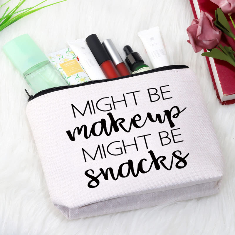 [Australia] - Novelty Cosmetic Bag Might Be Makeup Might Be Snacks Gift For Girls (MAKEUP SNACKS EU) Makeup Snacks Eu 