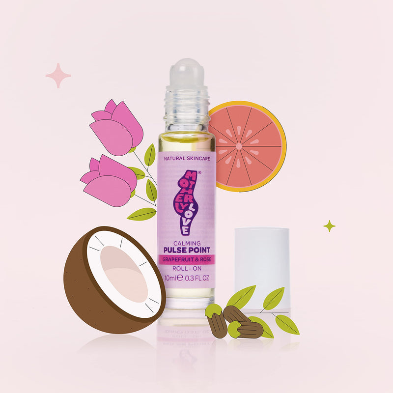 [Australia] - Motherlylove MOTHERS PAMPER Gift Set | 100% Natural & Vegan: Stretch Mark Oil, Bath Oil & Pulse Point | Made in UK by an Expert Midwife 