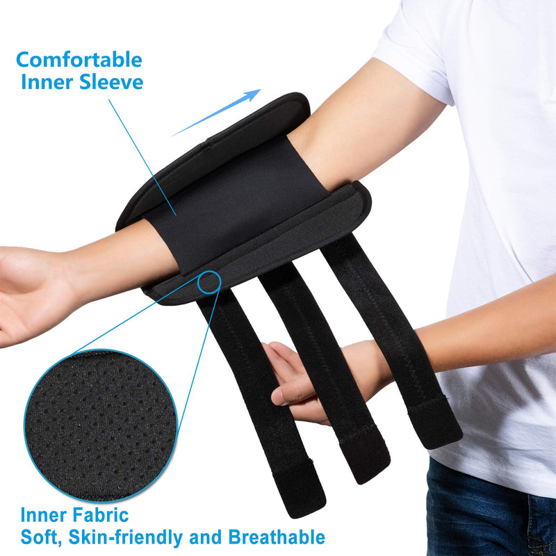 [Australia] - Elbow Brace, Night Splint Support for Cubital Tunnel Syndromean, Ulnar Nerve , Stabilizer Brace for Fix Elbow, Prevent Excessive Bending at night, Fits Left and Right Arms,Women, Men (S/M) S/M 