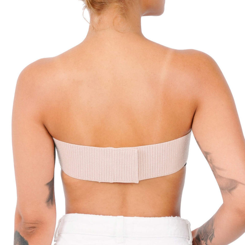 [Australia] - Breast Implant Stabilizer Band, Post Surgery Breast Augmentation and Reduction Strap, Chest Belt, Breast Support Bandage, One Size Fits All (Beige) Beige 