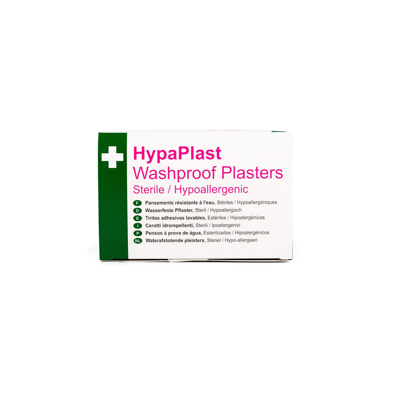 [Australia] - Safety First Aid Group HypaPlast Pink Washproof, Assorted (100) Sterile Hypoallergenic Assorted (100) 