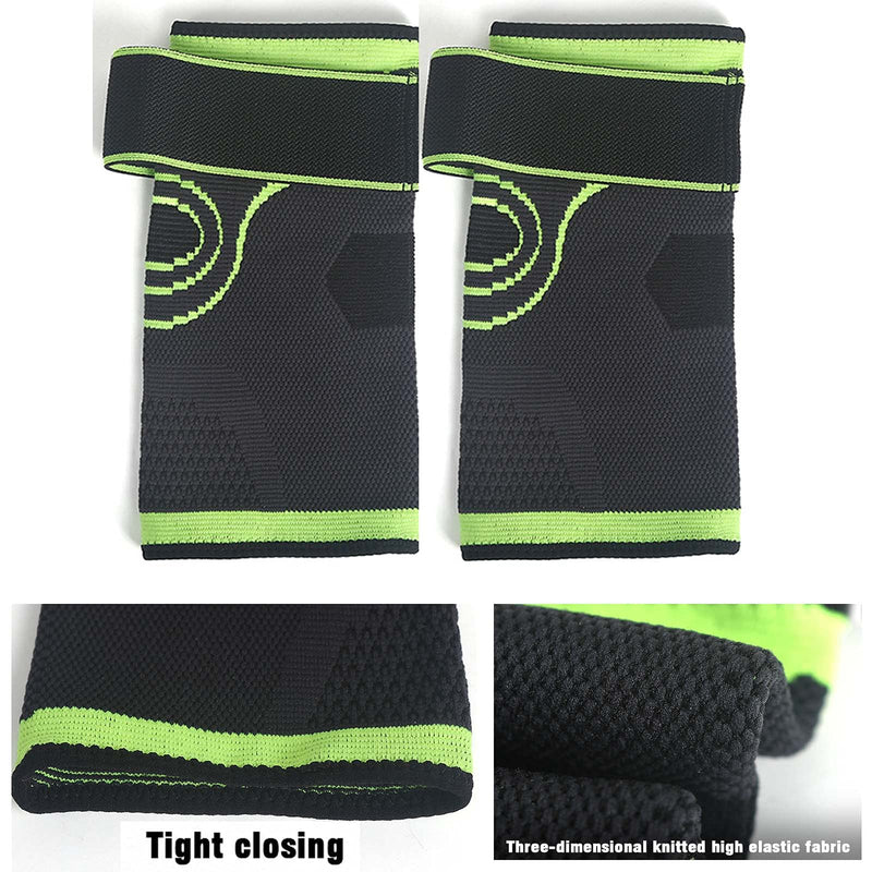 [Australia] - TOOWOOT Elbow Brace Compression Sleeve for Tendonitis, Tennis Elbow Brace for Men, Golfer Elbow Treatment, Elastic Elbow Guard Sleeve With Strap ( Free Size) 