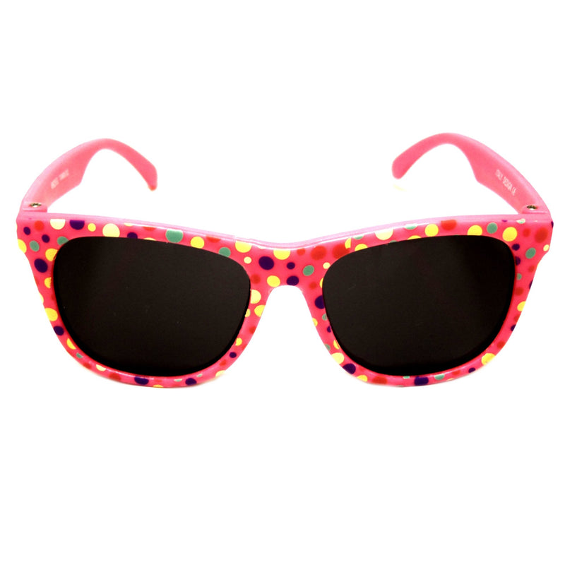 [Australia] - Vintage 2 Pack- Infant, Baby's First Sunglasses for Ages 0-1 Year Hot Pink & Light Pink 