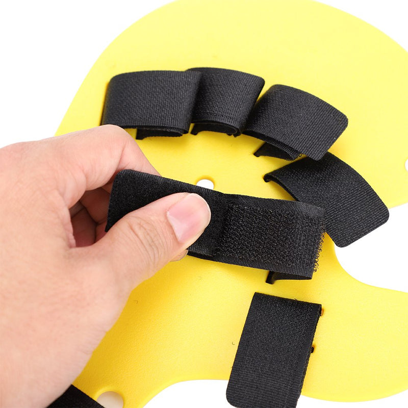 [Australia] - Finger Orthotics Extended Type Fingerboard Stroke Hand Splint Training Support(Yellow) Yellow 