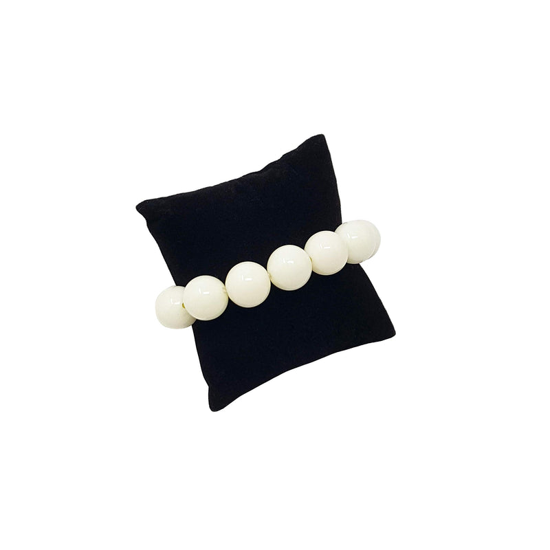 [Australia] - MOOCA Small Bracelet Watch Pillow Black Velvet Jewelry Displays, Jewelry Pillow Velvet, Small Watch Pillows, Velvet Bracelet Pillow Set 3"W x 3"D, Pack of 6 