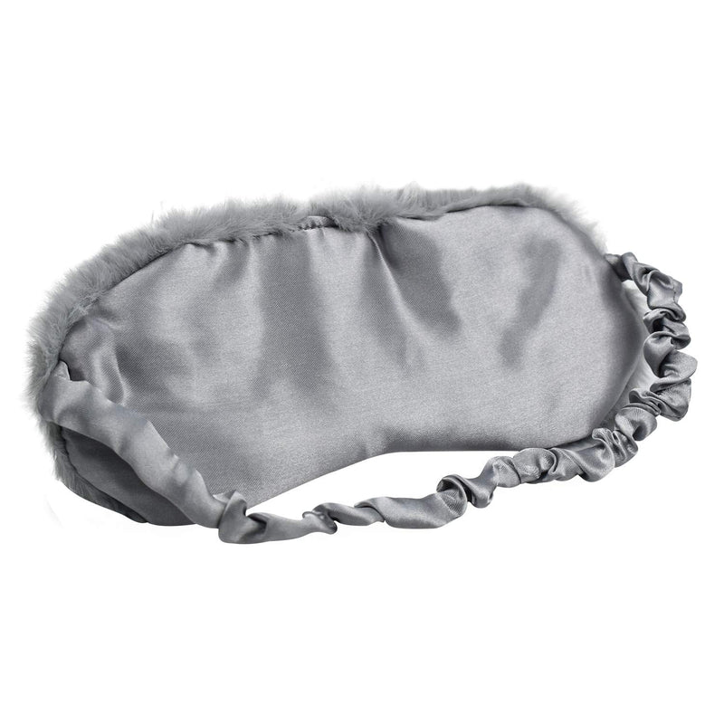 [Australia] - Eye Mask for Sleeping, Ulife Mall Cute Sloth Funny Animal Soft Fluffy Plush Sleep Mask Novelty Blindfold Breathable Silk Eye Cover for Women Men Girls Kids Night Nap Travel Meditation - Sloth Grey_sloth 