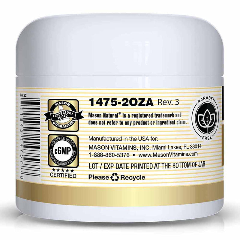 [Australia] - Mason Natural Collagen Premium Skin Cream - Anti Aging Face and Body Moisturizer, Intense Skin Hydration and Firmness, Pear Scent, Paraben Free, 2 OZ 