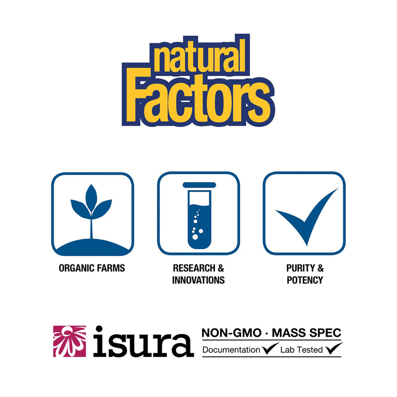 [Australia] - Natural Factors, Micronized L-Glutamine 1000 mg, Supports Muscles and Immune Function, 180 Capsules 180 Count (Pack of 1) 