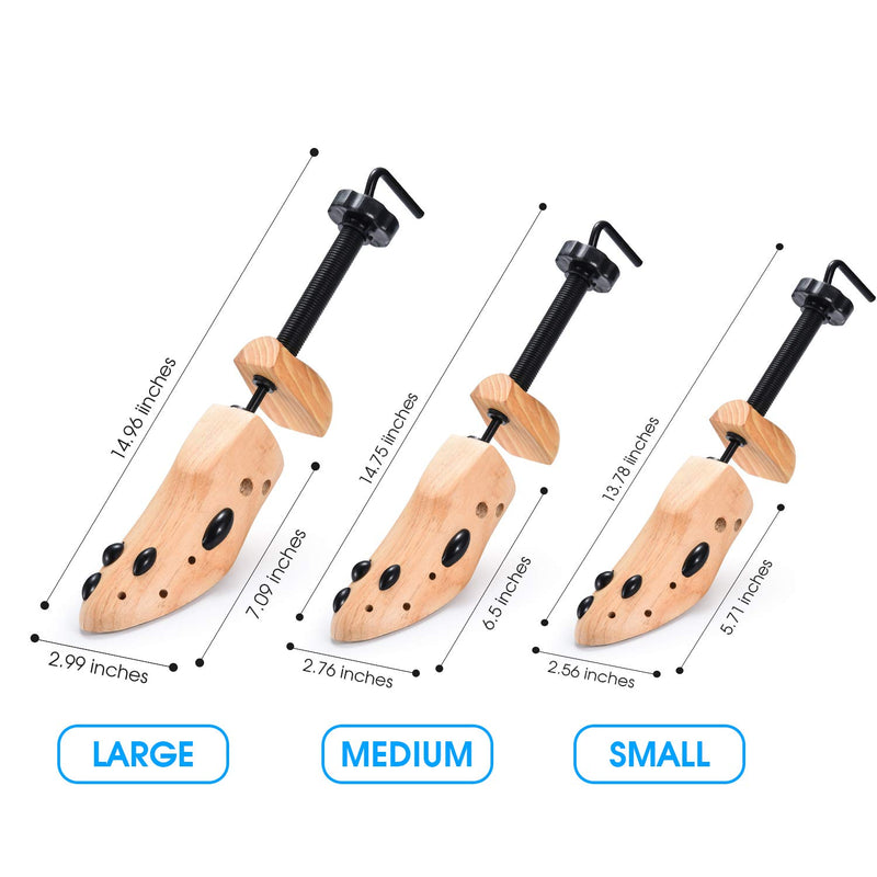 [Australia] - Two Way Professional Wooden Shoes Stretcher for Men or Women Shoes Small Size 5-6.5 