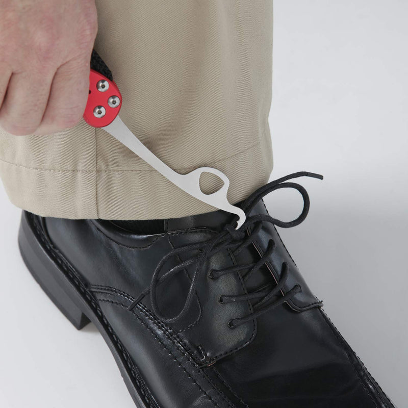 [Australia] - Vivi Zipper Pull and Button Hook Pocket Dresser and Dressing Aid for Assistance with Button Hooks, Zipper Pulls and Shoelaces 