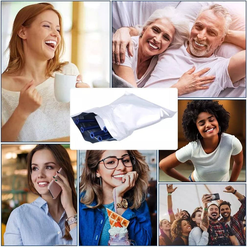 [Australia] - Teeth Whitening Kit 5×3ml Whitening Gel with Professional LED Light Reduce Sensitive Teeth Whitening Kit Remove Stains Whiten Teeth Quick Resultsing 