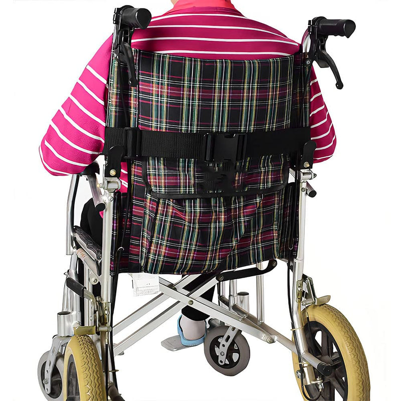 [Australia] - Wheelchair Strap Seat Belt 62in Long Wheelchair Adjustable Buckle Strap Wheelchair and Geriatric Armchair Belt Restraint for Mobility Scooter Wheelchair 