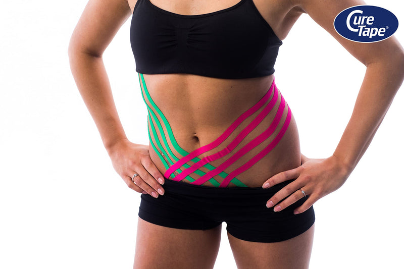 [Australia] - CureTape® Sports Kinesiology Tape | 30% Stronger Adhesion for Extreme Sporting Conditions | Waterproof & Quick Dry Viscose | Recover Faster, Train Harder! (Pink) Pink 
