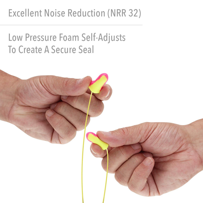[Australia] - Howard Leight by Honeywell Laser Lite High Visibility Disposable Foam Earplugs, 100-Pairs, Pink/Yellow, LL-30 