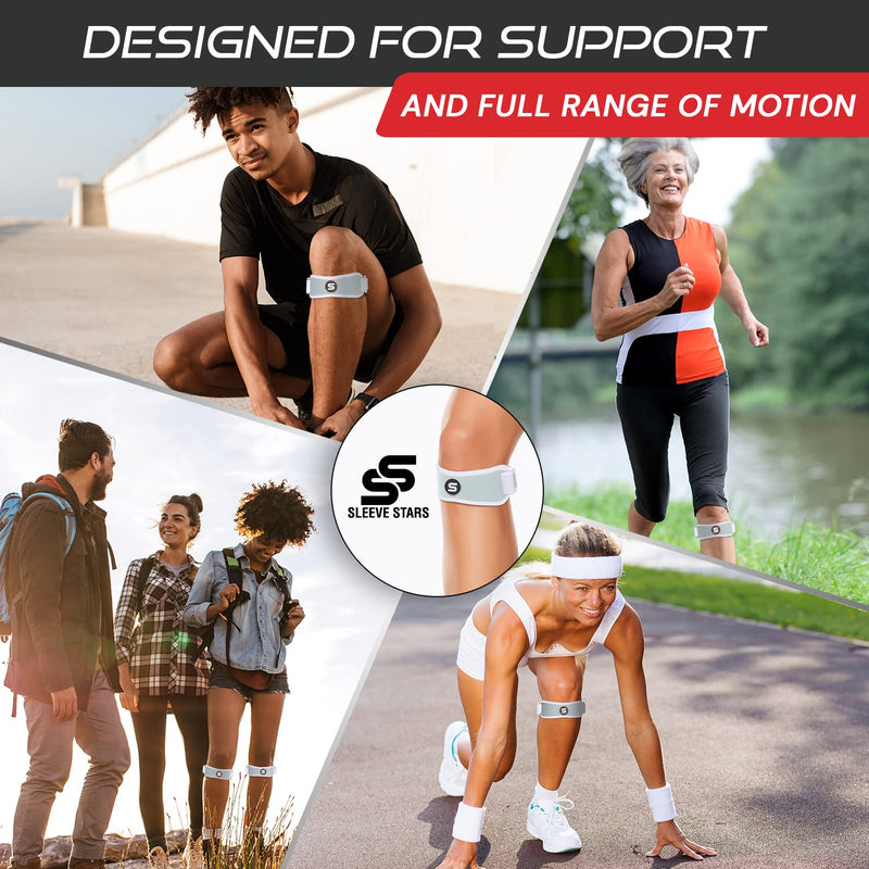 [Australia] - Sleeve Stars Patella Strap Osgood Schlatter Knee Brace w/ 3 Lengths for Kids, Youth, Women & Men, Swedish Brand Patellar Tendon Support Strap for Arthritis, Knee Tendonitis & Knee Support Band (Mint Green) 1 Mint Green 