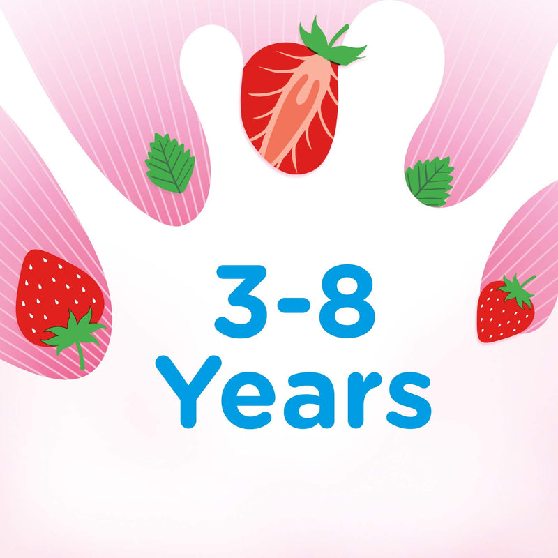 [Australia] - Aquafresh Kids Toothpaste, Splash 3-8 Years Strawberry & Mint Flavour 75 ml 