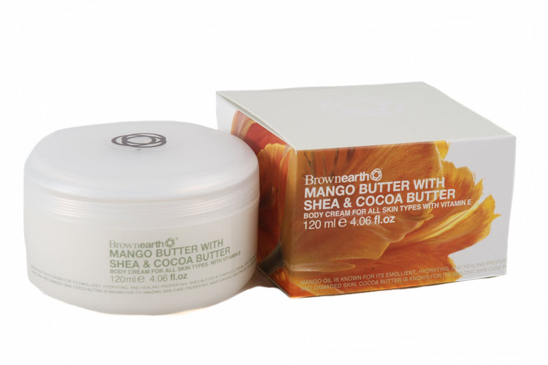 [Australia] - Brown Earth Mango Shea Cocoa Body Cream, 120ml 