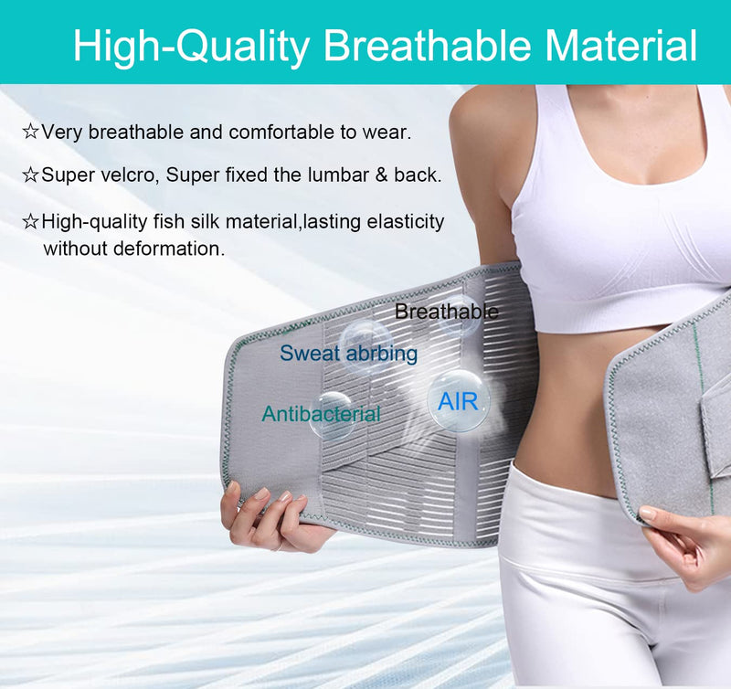 [Australia] - TANDCF Back Support,Entire Back Brace , Lumbar Support Belt for Women & Men, Adjustable Waist Trainer Belt for entire Back Pain Relief, Keeps Your Spine Straight and Safe(XL) X-Large (Pack of 1) 