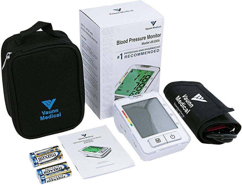 [Australia] - Zacurate 500E Premium Fingertip Pulse Oximeter and Vaunn Blood Pressure Monitor Machine Bundle 