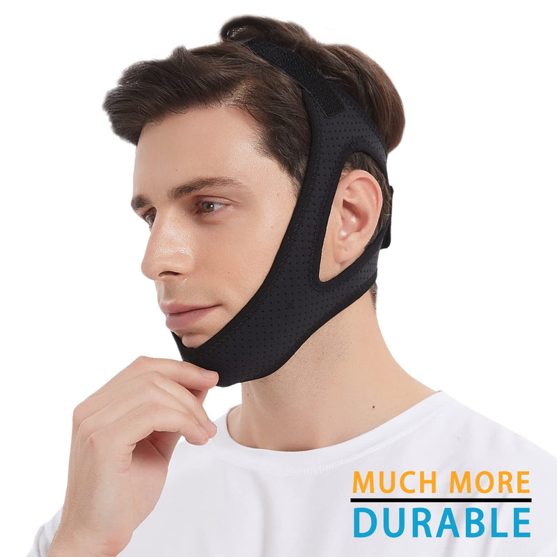 [Australia] - Chin Strap for Cpap Users, Anti Snoring Sleep Aid Solution for Men and Women, Adjustable Effectively Reduce Snoring, Stop Snore Device for Better Sleep (Pink) Pink 