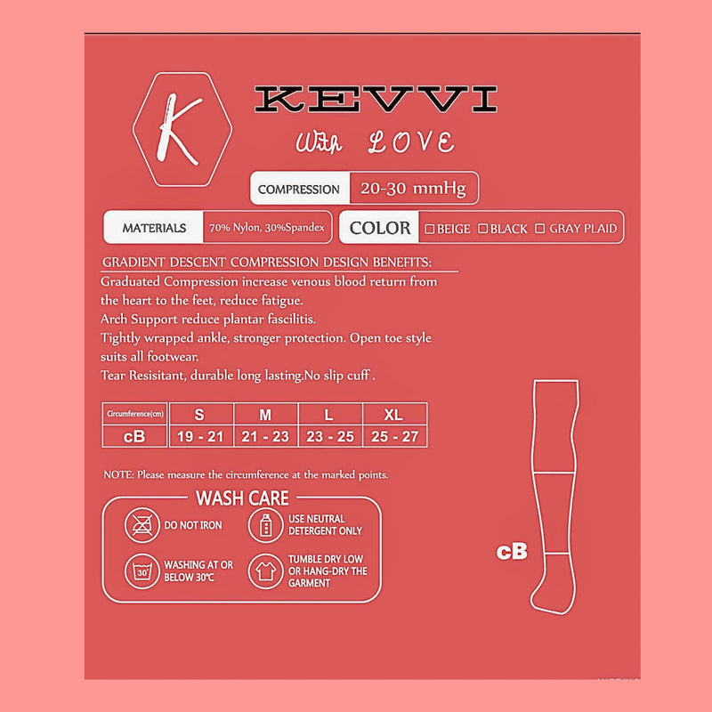 [Australia] - KEVVI Ankle Compression Socks Open Toe, Ankle Compression Sleeves, Achilles Tendon Support Socks for Plantar Fasciitis, Ankle Brace Sleeves Compression Support Socks for Women & Men Swelling, 20-30 mmHg, Ankle Compression Hose Tendonitis (Black, M) Black 