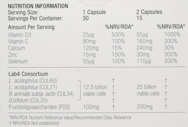 [Australia] - Pro-Ven Probiotics Adult Digestive Supplement Vegan Acidophilus & Bifidus 25 Billion CFU Capsules Multi-Strain High Strength Friendly Bacteria 30 Capsules - UK Made 