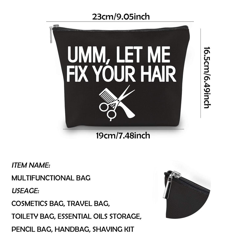 [Australia] - WCGXKO UMM LET ME FIX YOUR HAIR Makeup Bag (LET ME FIX YOUR HAIR) 