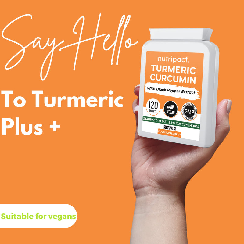 [Australia] - Turmeric Tablets 3200mg with Black Pepper – 95% Curcuminoids – 120 High Strength Curcumin Supplements – Tumeric and Black Pepper Tablets (Not Turmeric Capsules or Powder) – Vegan & Gluten Free 