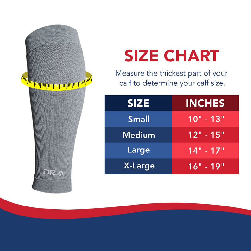 [Australia] - Doctor Developed Calf Compression Sleeve Men and Women - Leg Compression Sleeve for Leg Pain Relief, Muscle Recovery, Shin Splint, and Varicose Veins by Dr. Arthritis (Medium, Grey, 1 Pair) Medium Black 
